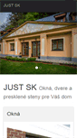Mobile Screenshot of just-eurookna.sk